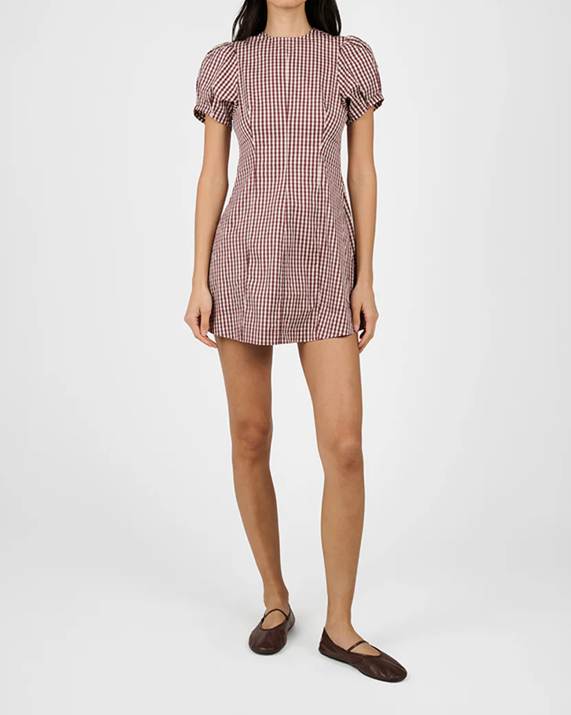 Puff Sleeve Peplum Mini Dress | We Wore What