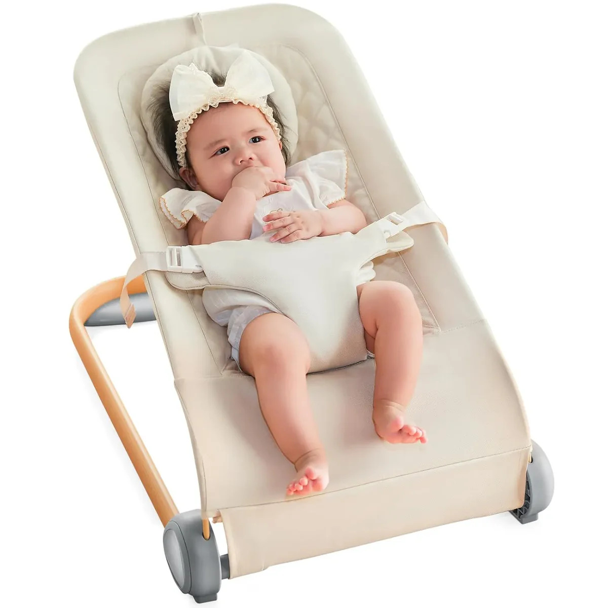 Fodoss Baby Bouncer, Beige | REBEL (formerly Rebelstork)