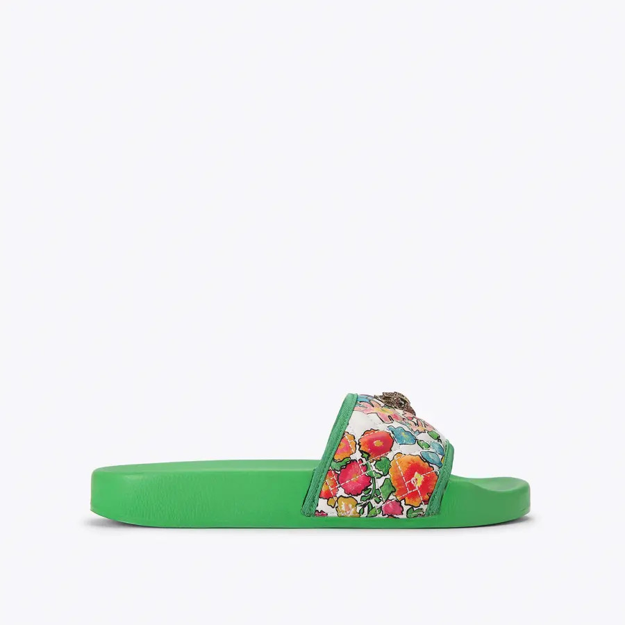 MEENA EAGLE Green Slip On Sandal by Kurt Geiger London | Kurt Geiger US
