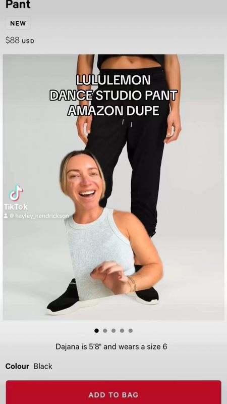 Lululemon dance studio pant dupe from Amazon! So good y'all! 🙌🏻💕

#LTKfindsunder50 #LTKxPrime #LTKfitness