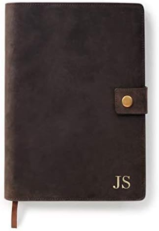CASE ELEGANCE Full Grain Premium Leather Refillable Journal Cover with A5 Lined Notebook, Pen Loo... | Amazon (US)