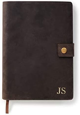 CASE ELEGANCE Full Grain Premium Leather Refillable Journal Cover with A5 Lined Notebook, Pen Loo... | Amazon (US)