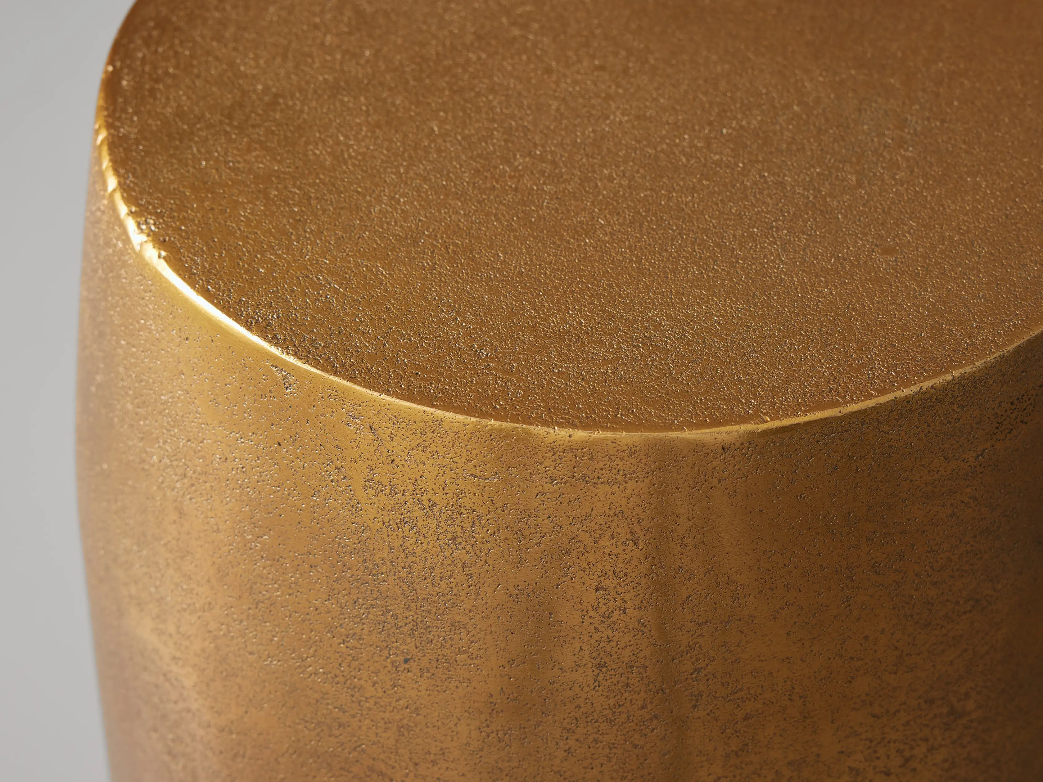 Hammered Drum End Table | Arhaus