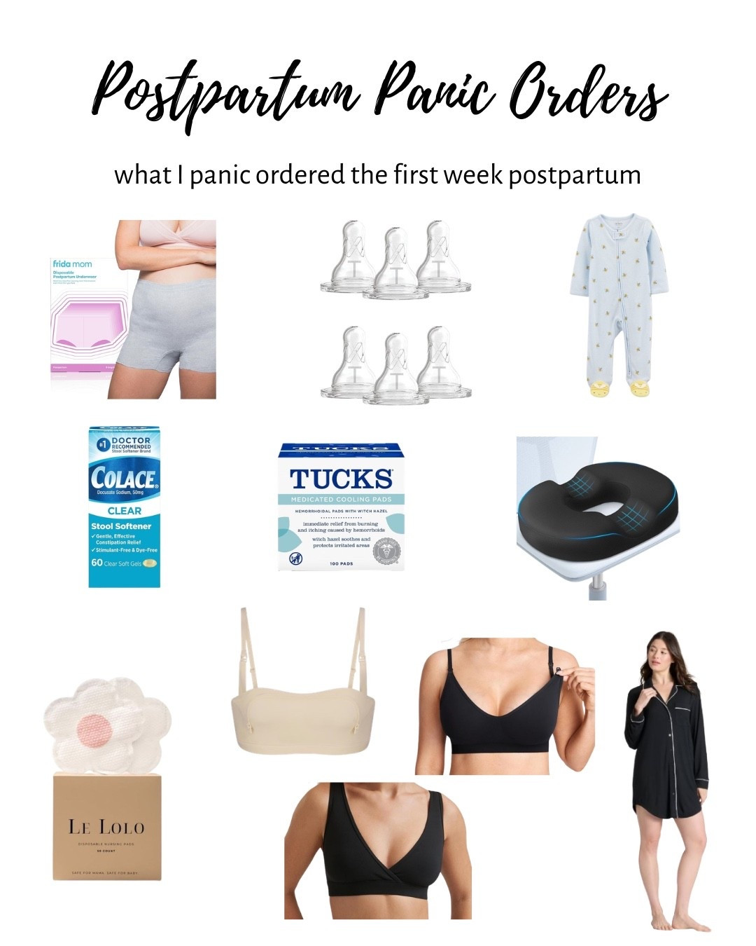 The first week postpartum is no joke 😵‍💫 these are the things I panic ordered to help get through! 

If you get one thing, let it be the donut…it makes sitting bearable!

First time mom

#LTKBump #LTKmomlife #LTKBaby