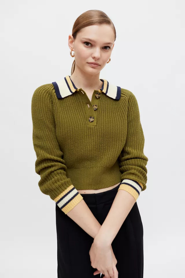 BDG Taylor Collared Sweater | Urban Outfitters (US and RoW)