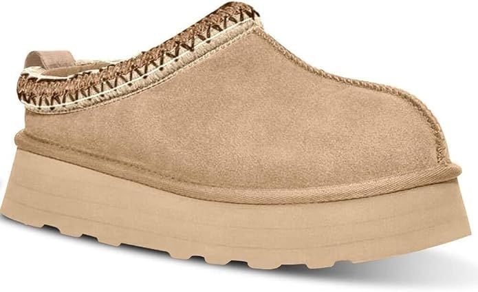 YaLIya Women's Slippers Platform Mini Boots Short Ankle Boot Fur Fleece Lined Sneakers House slip... | Amazon (US)