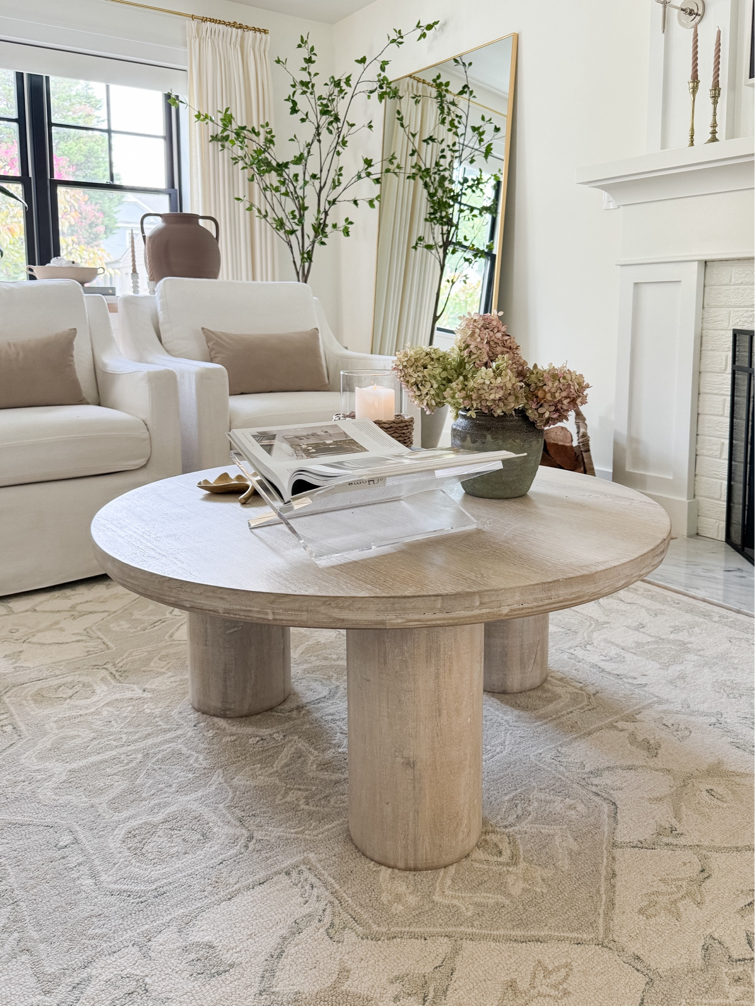 My round white washed organic modern living room coffee table is on sale for Labor Day weekend! 


Living room, family room, gray modern sofa, white slipcovered slope arm upholstered accent chairs, traditional design, gallery frames, Studio McGee, McGee & co, upholstered chairs, affordable finds, tjmaxx finds, marshalls find, look for less, dining room, high end look for less, serene, calm, family friendly, Benjamin Moore Simply White paint, ivory and beige area rug, neutral rug, blue block print pillows, living room rug ideas, transitional design, traditional home, high end look for less, affordable finds, round coffee table, white washed coffee table, light wood coffee table, modern coastal design, brass floor mirror, standing mirror, faux plant, amazon faux tree, classic living room design

#LTKStyleTip #LTKSaleAlert #LTKHome