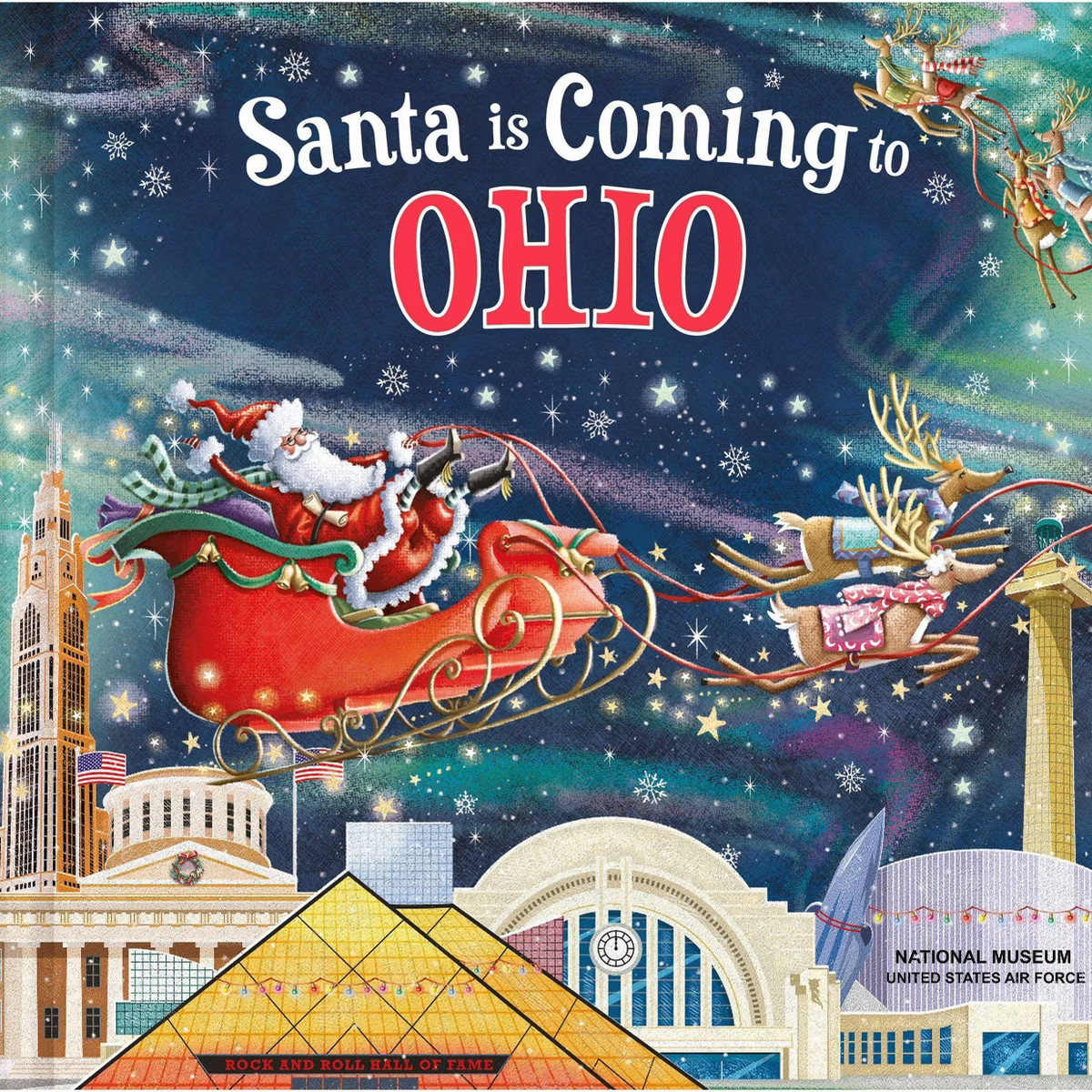 Santa is Coming to Ohio - by Steve Smallman (Hardcover) | Target