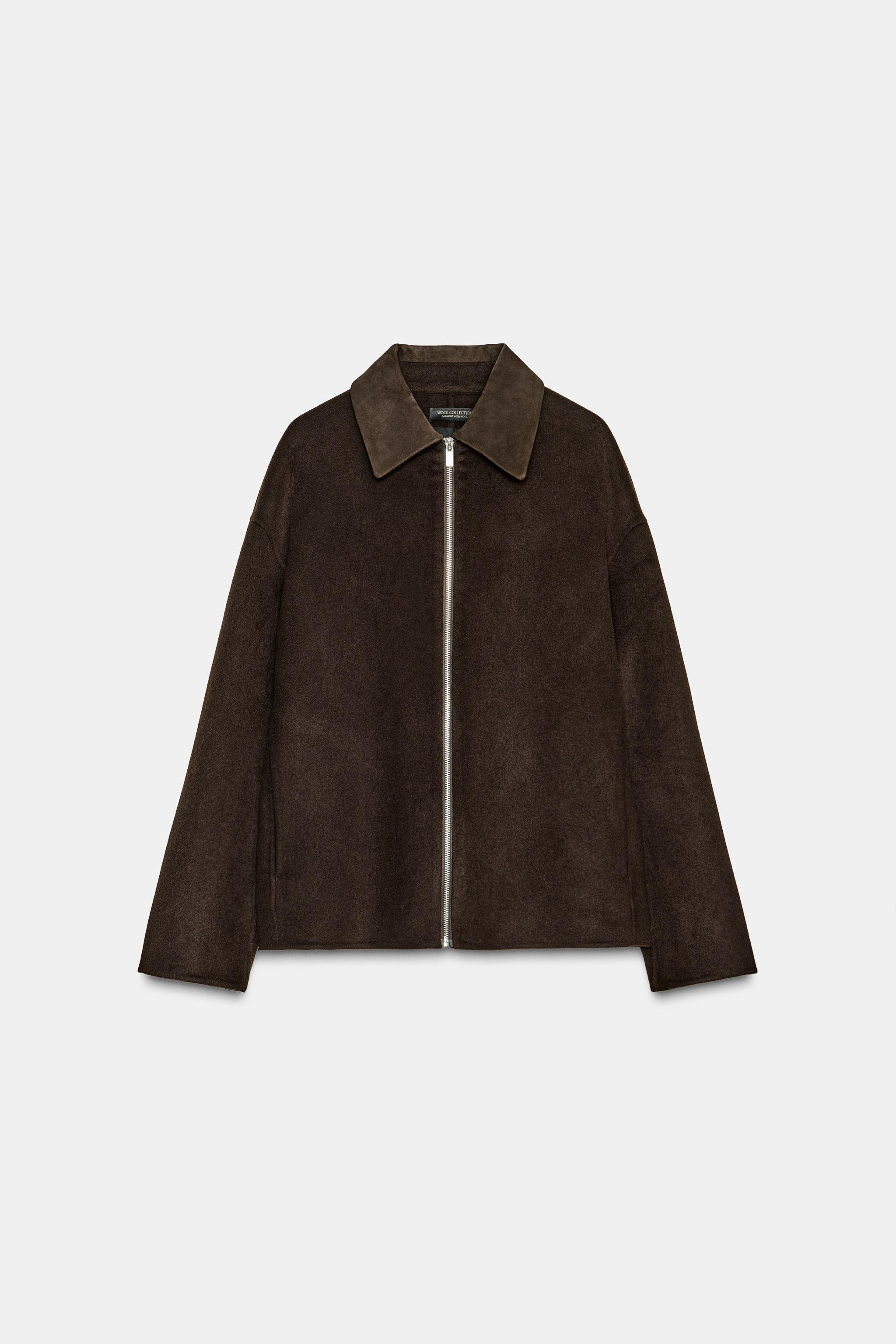 WOOL ZW COLLECTION JACKET | Zara US