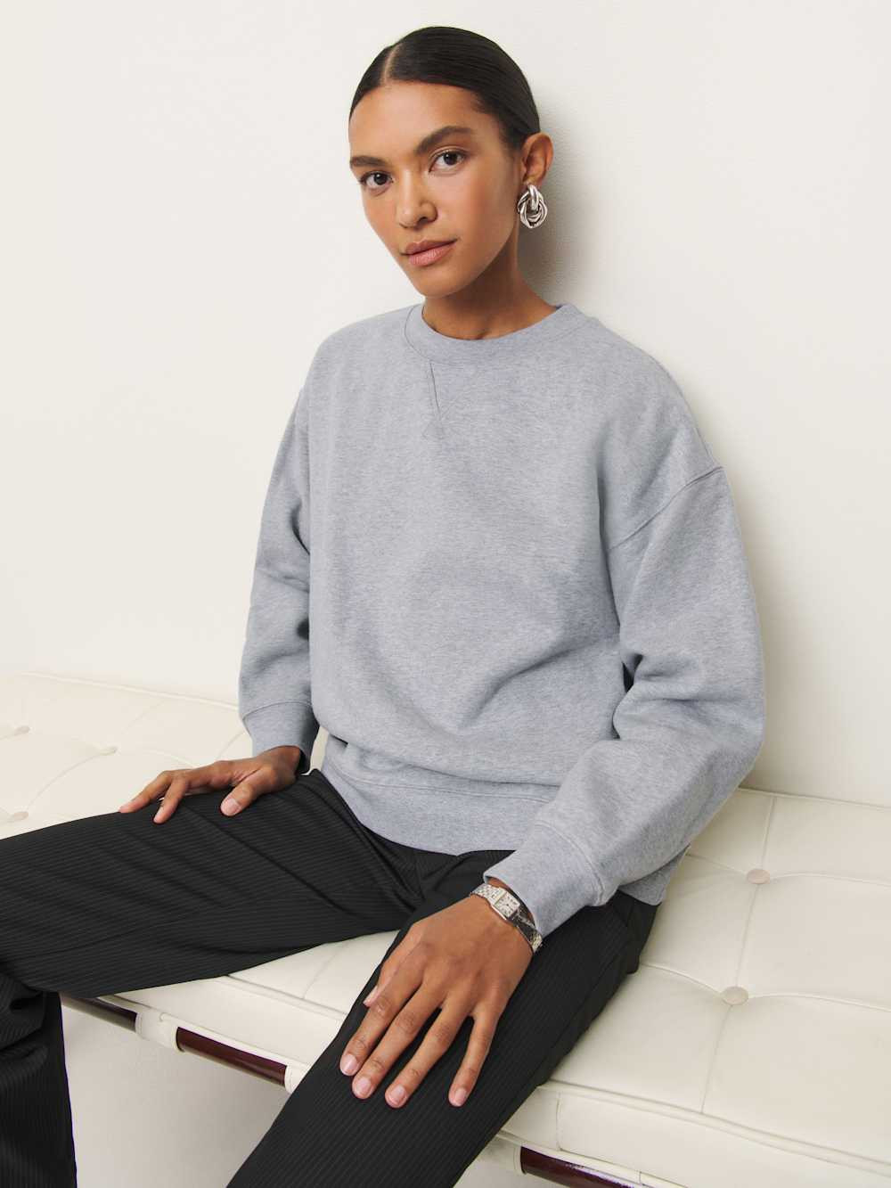 Drew Vintage Oversized Crewneck Sweatshirt | Reformation (Global)