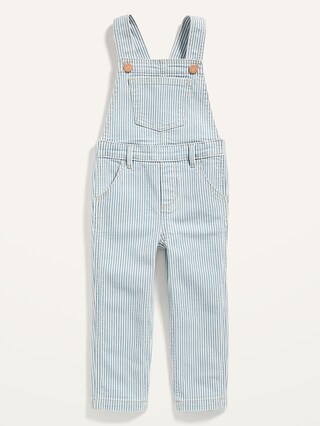 Unisex Railroad-Stripe Overalls for Toddler | Old Navy (US)