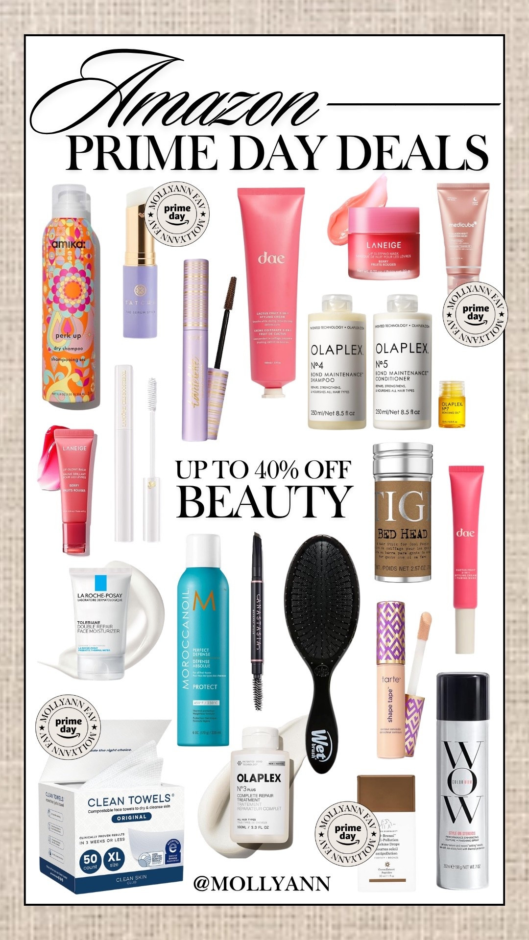 Amazon Prime Day Deals! Up to 40% off beauty products!!

#LTKsale

#LTKBeauty #LTKSaleAlert #LTKBeauty