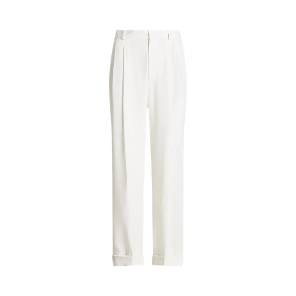 Pleated Straight-Leg Trouser for Women | Ralph Lauren® UAE | Ralph Lauren NO - NOT LIVE