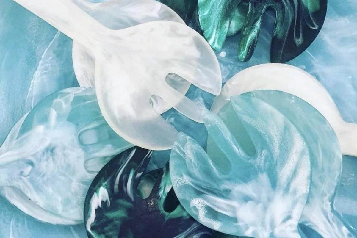 Resin Jumbo Servers | Lucy's Market
