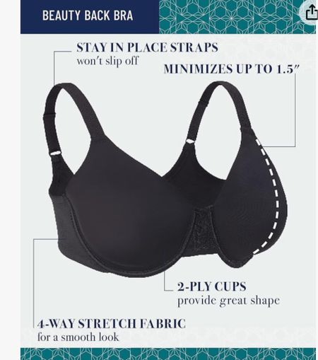 My current favorite bra, back smoothing bra, black bra, minimizing bra 

#LTKfindsunder100 #LTKfindsunder50 #LTKover40