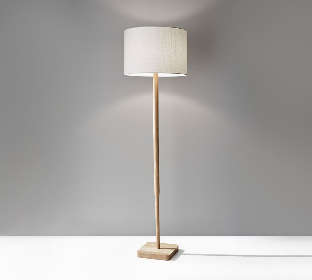 Morton Wood Floor Lamp | Pottery Barn (US)