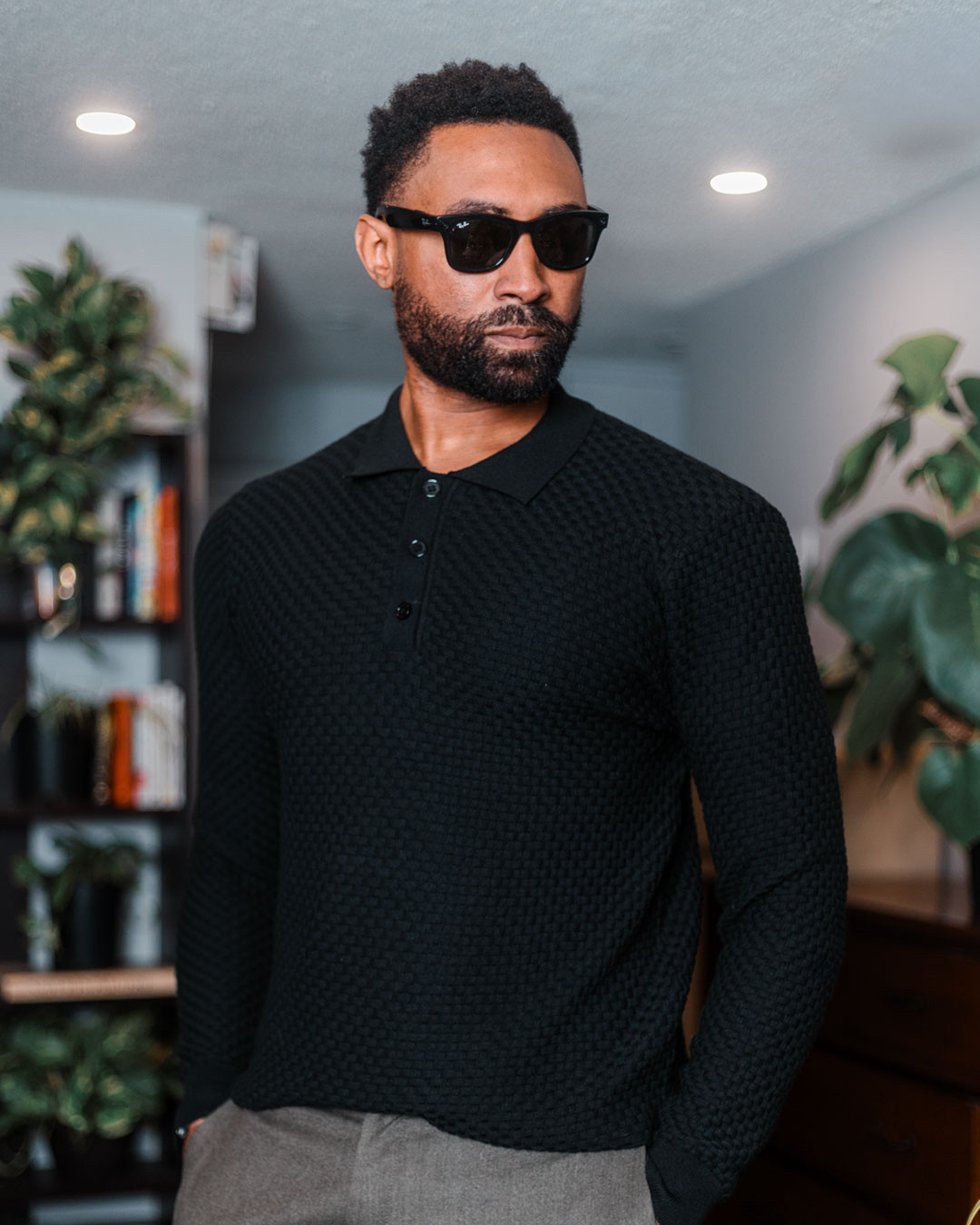  

 Date night knitted polo  

#LTKMens