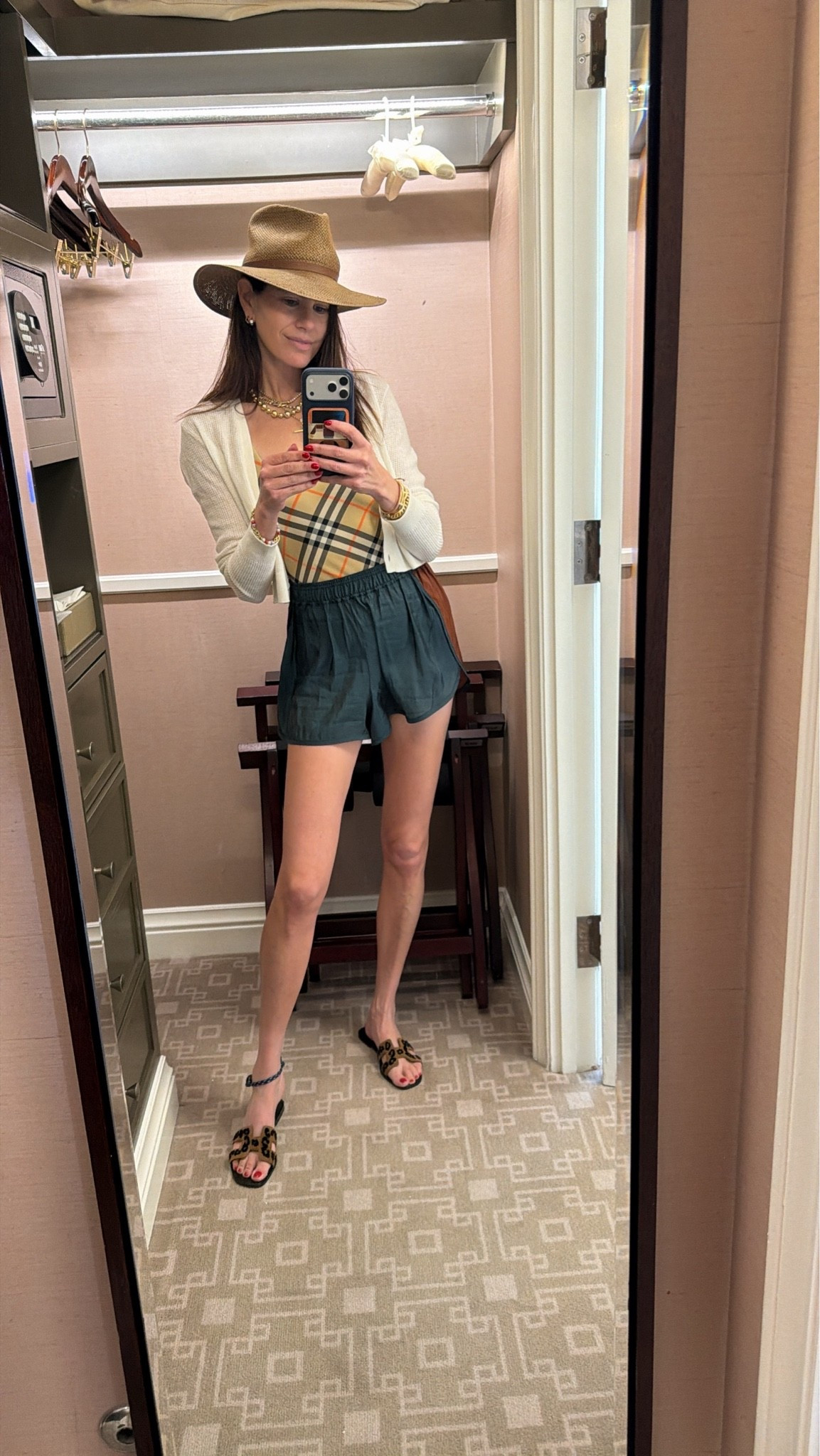 Landed and changed in the bathroom and straight to pool! This was the easiest of find. 
I’m into it.  
Swimsuit - small
Shorts - 38
Cardigan - small

#LTKOver40 #LTKSwim #LTKTravel