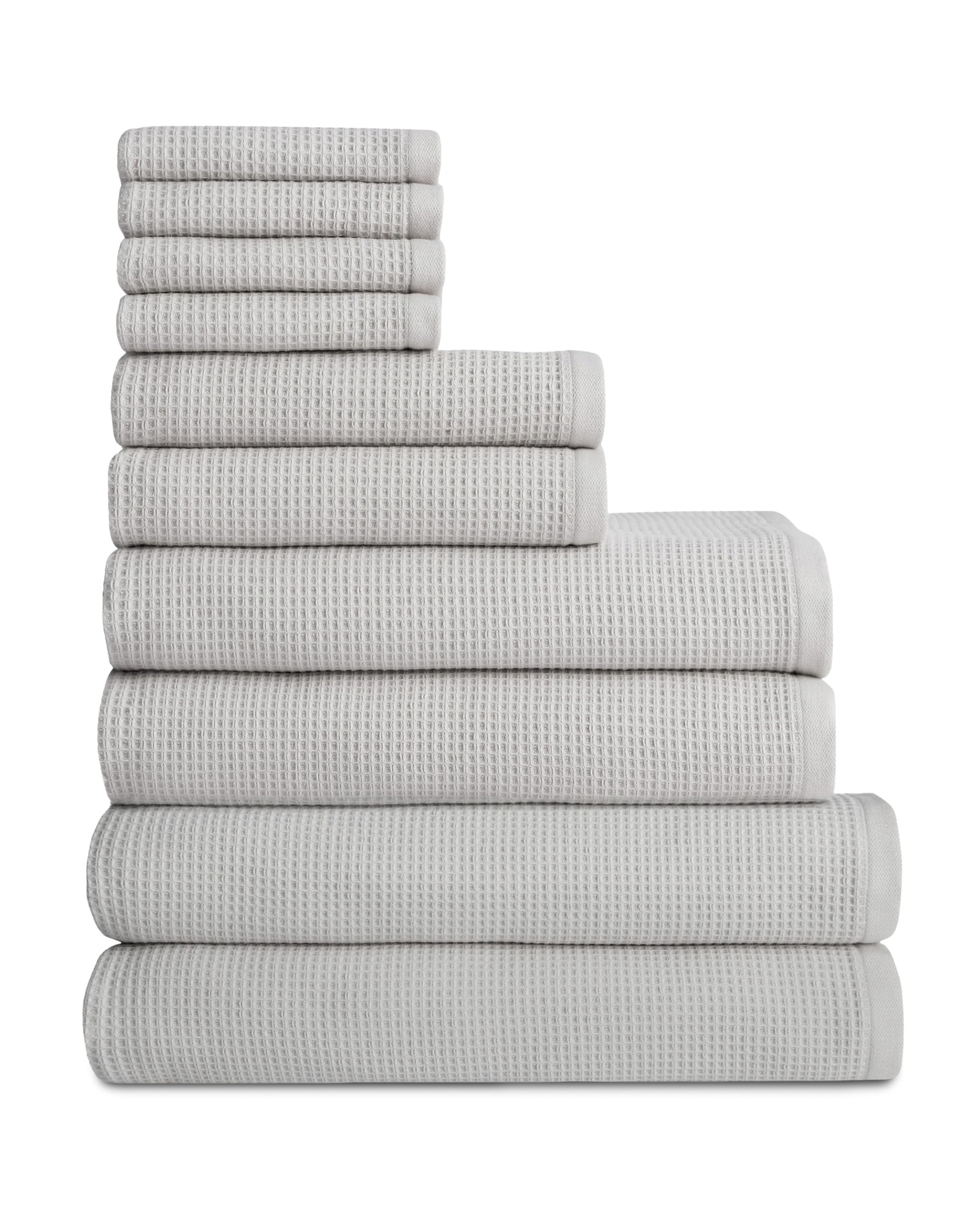 Cozy Earth Complete Waffle Bath Bundle - 60% Cotton 40% Viscose from Bamboo - Quick Dry & Ultra-S... | Amazon (US)