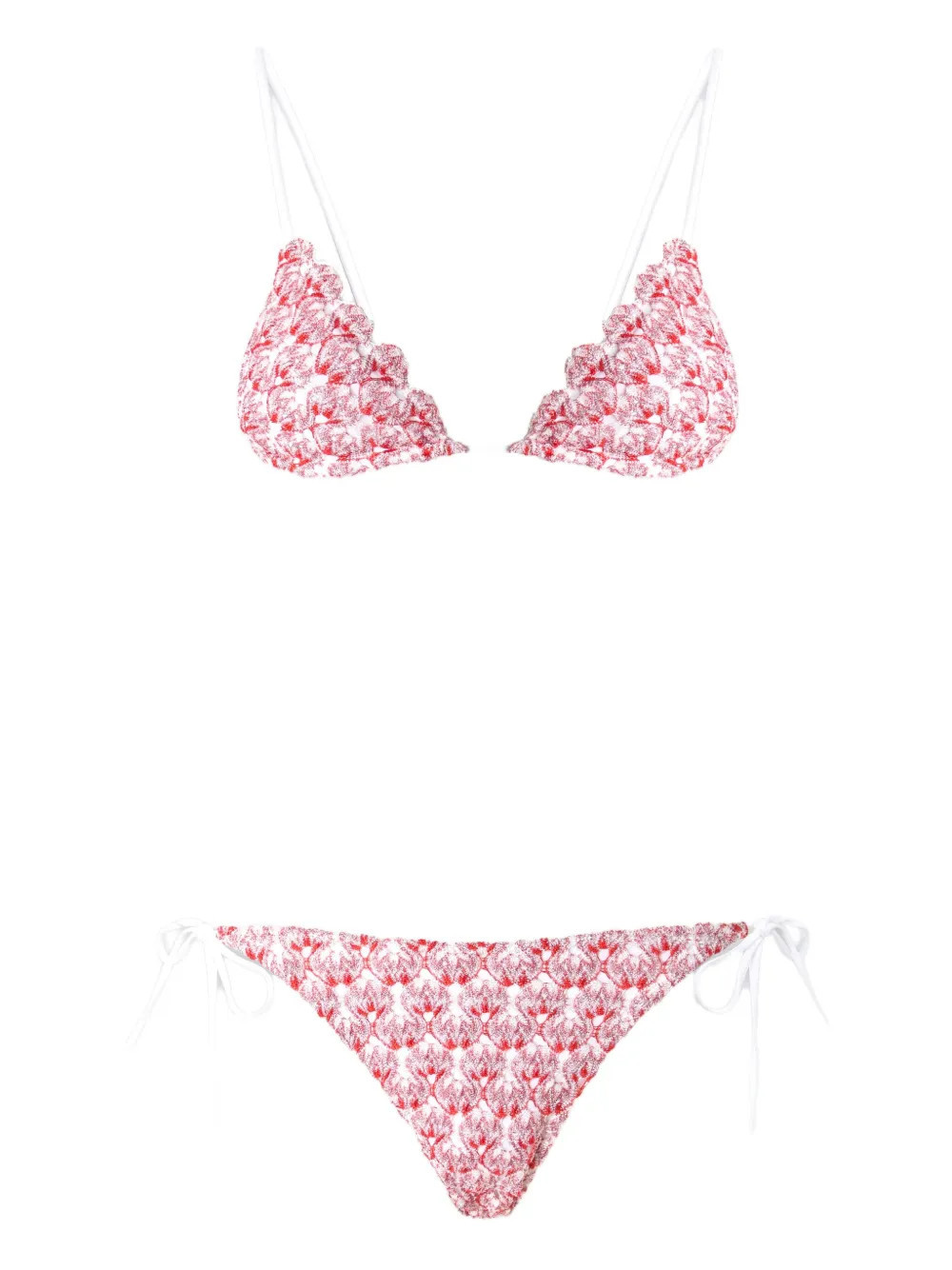 Missoni knitted bikini - Pink | Farfetch Global