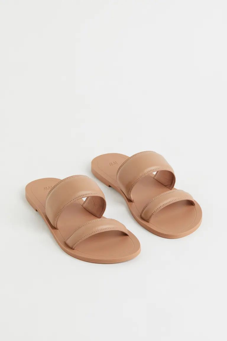 Leather Slides | H&M (US)