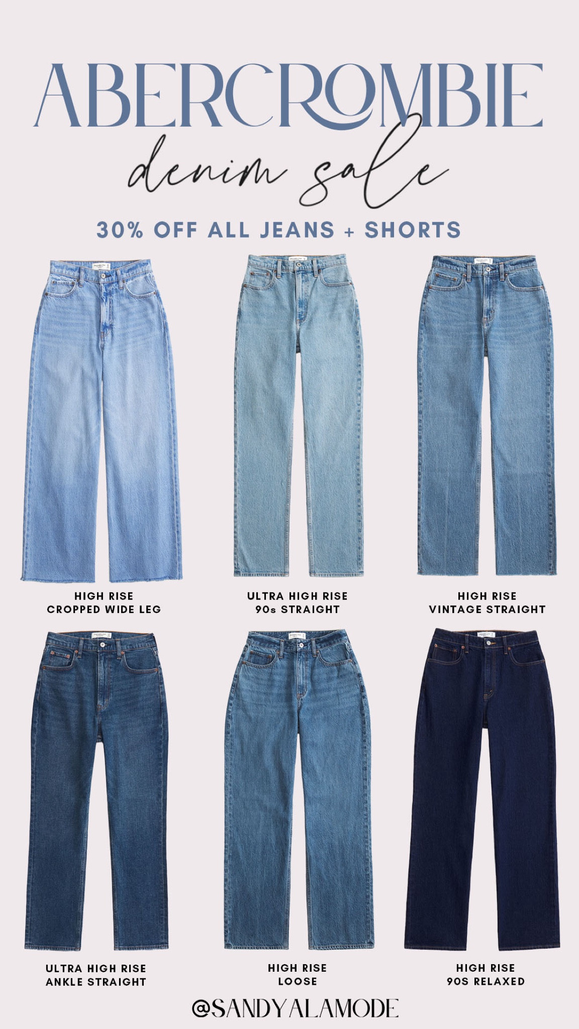 Abercrombie denim event. Abercrombie jeans. Trendy denim. Flattering curvy jeans  

#LTKSeasonal #LTKFindsUnder100 #LTKSaleAlert