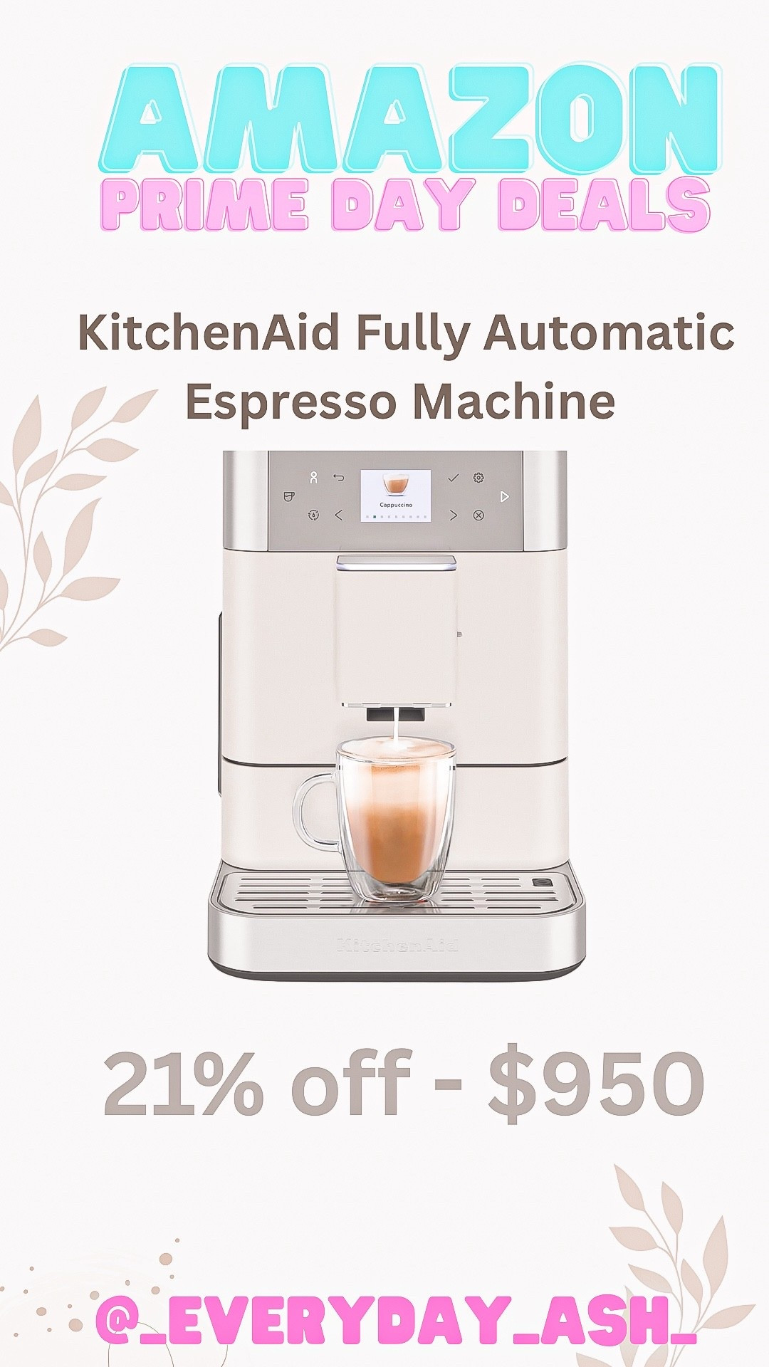 AMAZON PRIME DEAL DAYS 🎉🎉

Espresso machine , Amazon sales, kitchen finds, Amazon home finds 

#LTKFamily #LTKSaleAlert #LTKHome