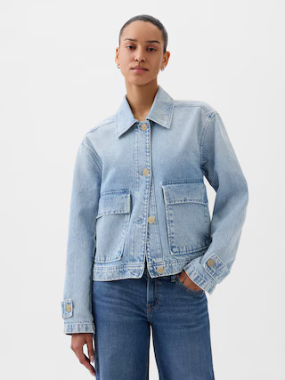 Denim Utility Shirt Jacket | Gap (US)