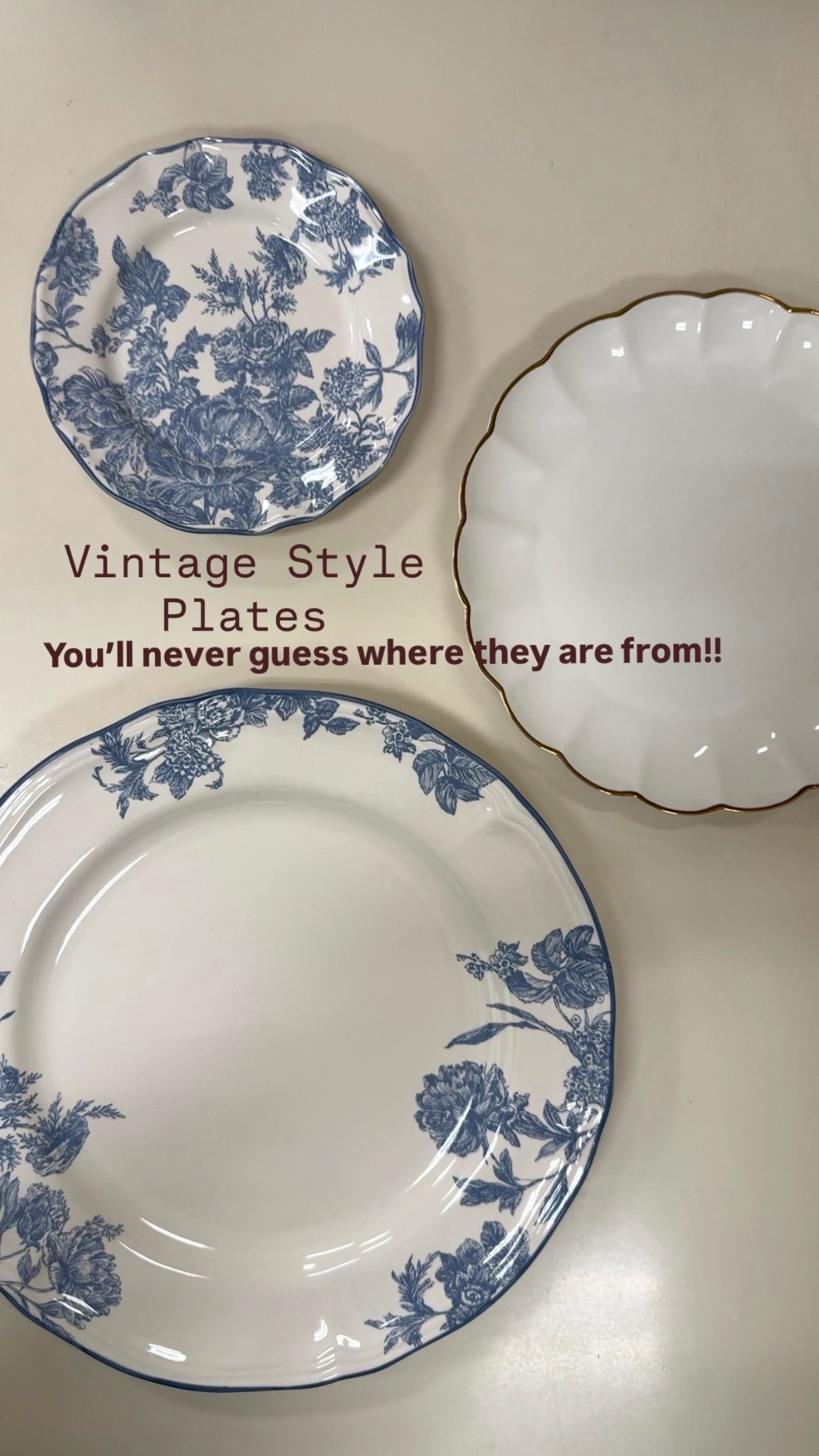 Plate wall | vintage plates | antique plates | affordable home decor | look for less | blue vintage plates | scalloped plates | Easter plates | table decor | target finds 

#LTKSaleAlert #LTKSeasonal #LTKHome