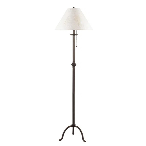 Sechelles 57'' Black Traditional Floor Lamp | Wayfair North America