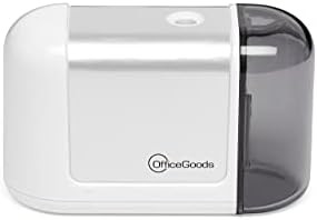OfficeGoods Mini-Pro Electric Pencil Sharpener, Cordless, White | Amazon (US)