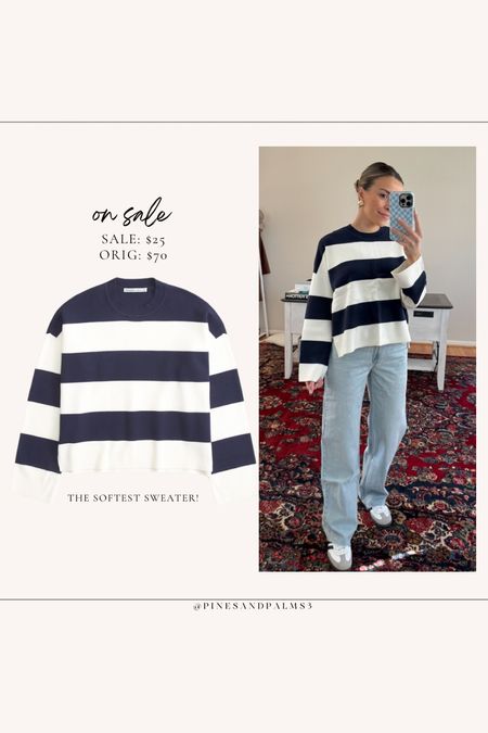 Striped sweater size medium 

#LTKFindsUnder100 #LTKFindsUnder50 #LTKSaleAlert