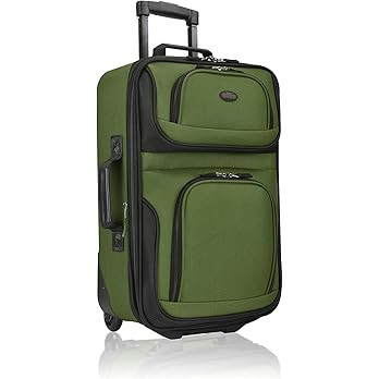 U.S. Traveler Rio Lightweight Carry-On Suitcase 20" Softside Expandable Design, Durable, Business... | Amazon (US)