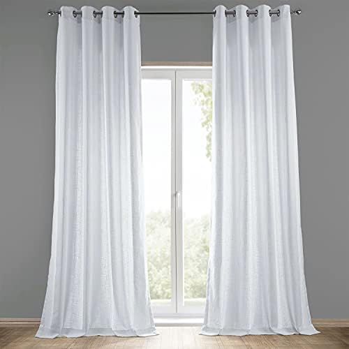 HPD Half Price Drapes Grommet Heavy Linen Curtains for Living Room 50 X 84 (1 Panel), FHLCH-VET13... | Amazon (US)