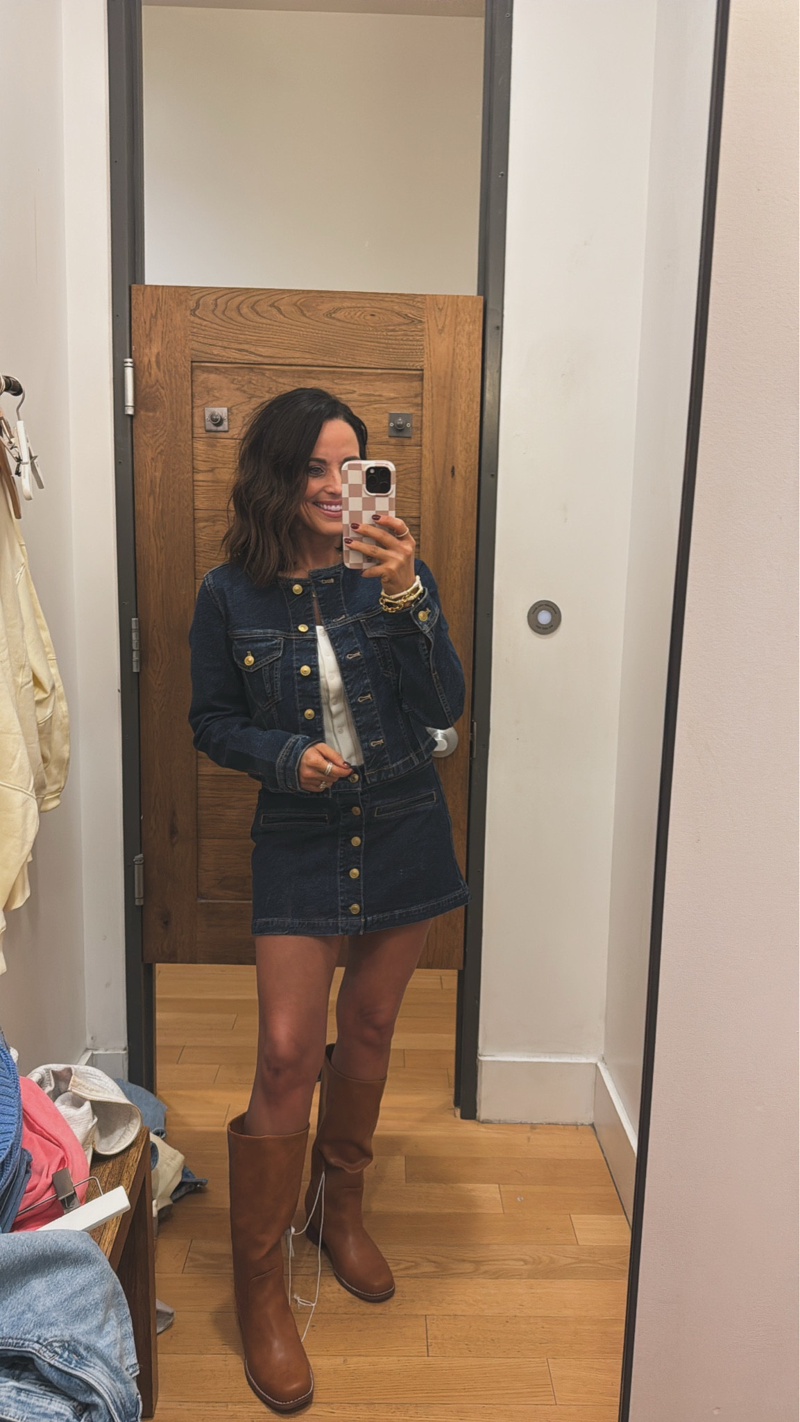 This is the perfect concert outfit! I'm loving the denim set from American Eagle. Definitely a must have. Cute outfit inspiration mom approved cute boots jean jacket cute set boots outfit of the day cute sets for events mom life style American eagle finds busy mom Vintage Pickin 

#LTKdayinmylife #LTKootd #LTKmomlife