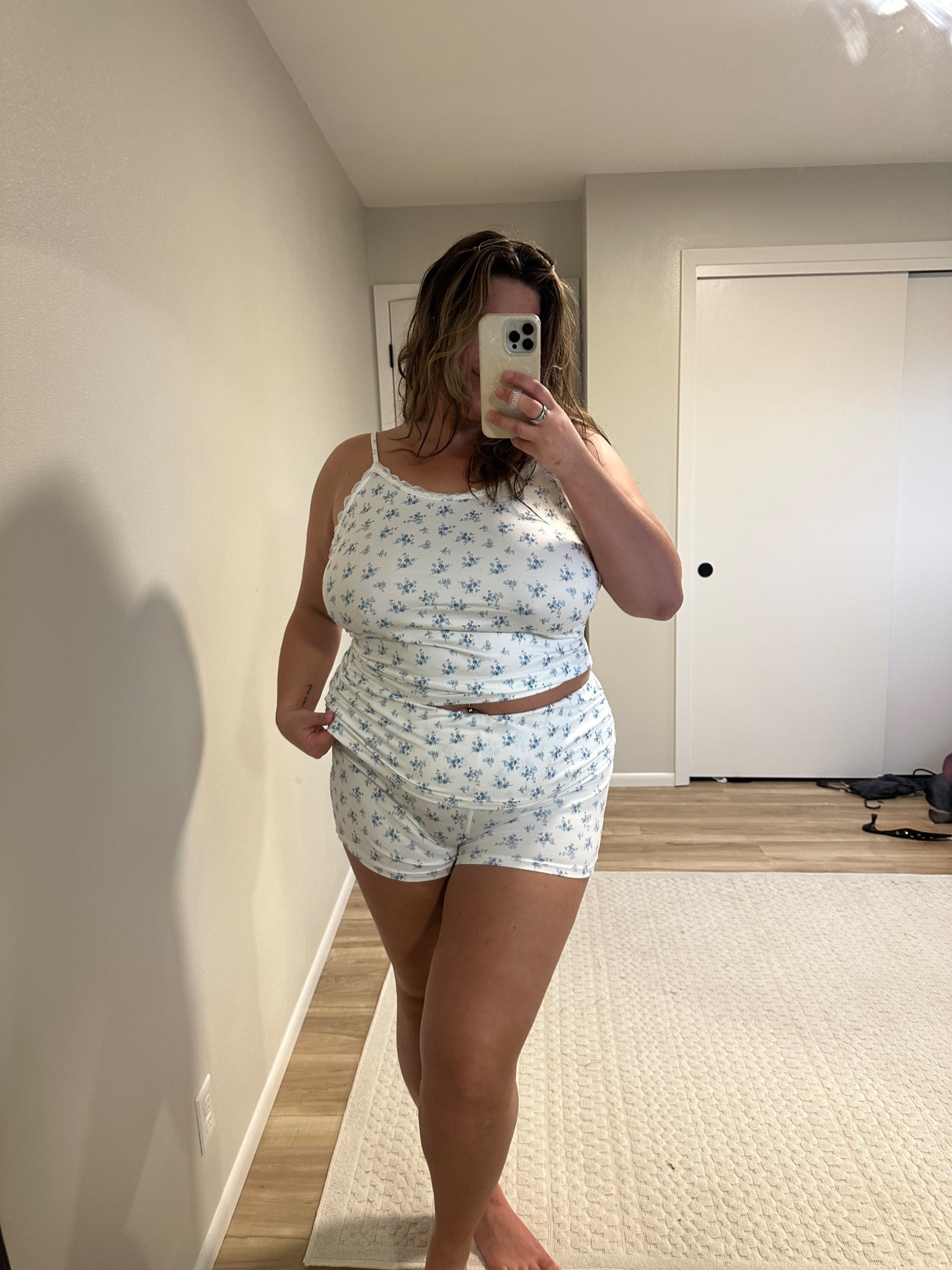 Cozy cute pj set plus size approved!
I’m wearing the 4X super stretchy. Normally wear a 2X I would size up!! 

PJS. LOUNGE WEAR. AMAZON FIND  

#LTKFestival #LTKStyleTip #LTKPlusSize