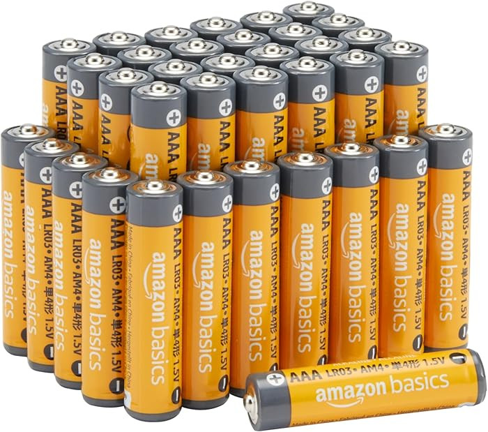 Amazon Basics AAA Long-Lasting Alkaline Batteries, 36-Count, 1.5 Volt, Reliable Performance, 10-Y... | Amazon (US)