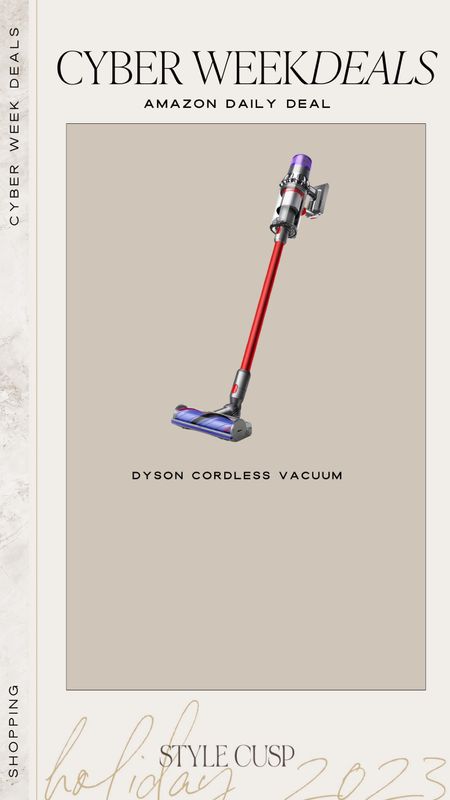 Dyson Cordless Vacuum on sale!

Amazon sale, vacuum sale, house cleaning, Dyson sale 

#LTKCyberWeek #LTKsalealert #LTKhome