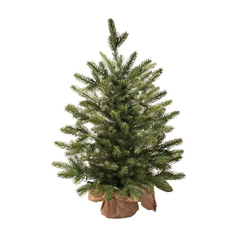 Leutsin 18" Pre-Lit Tabletop Christmas Tree - Artificial Cypress Christmas Tree Decoration,Fake N... | Walmart (US)