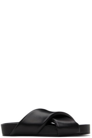 Black Padded Slides | SSENSE
