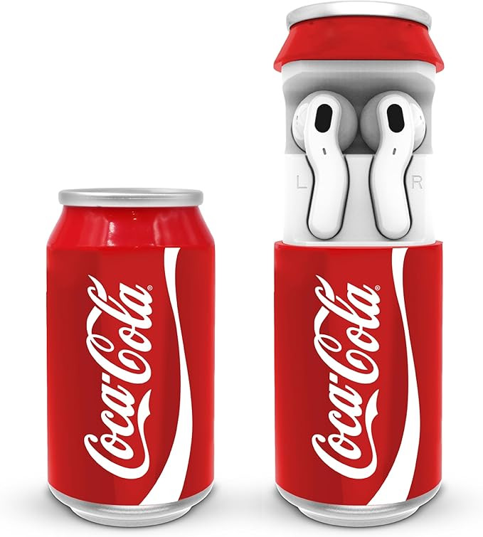 Coca-Cola Can Shaped Wireless Earbuds – Bluetooth 5.0 Headphones with Built-in Mic, Voice Assis... | Amazon (US)
