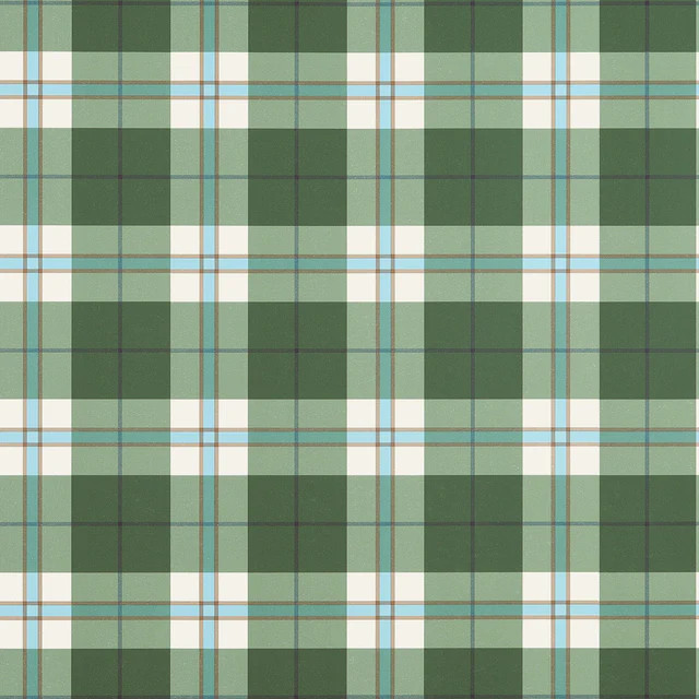 Thibaut Douglas Plaid Green Wallpaper | DecoratorsBest