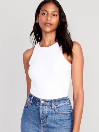 Sleeveless High-Neck Bodysuit for Women | Old Navy (US)