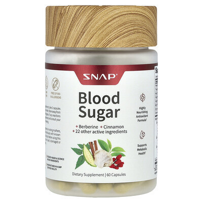 Snap Supplements, Blood Sugar, 60 Capsules | iHerb