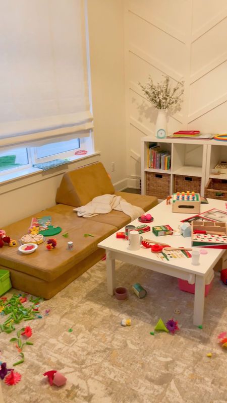 Playroom reset, toddler pretend play toys, toddler kitchen, toddler crafting table, playroom organization

#LTKhome #LTKFind #LTKkids