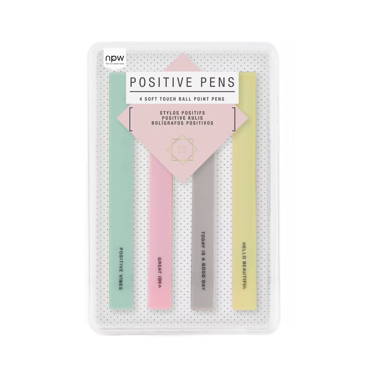 4ct Positive Pens: Multicolor Correction Tape & Fluid Set by NPW, Art Stationery, Office Supplies | Target