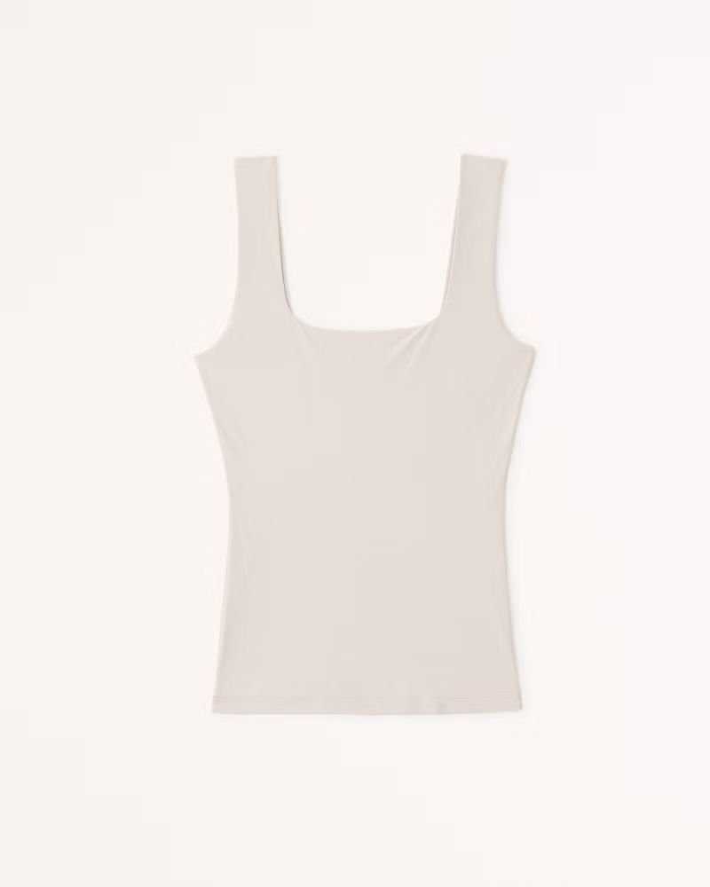 Soft Matte Seamless Squareneck Top | Abercrombie & Fitch (US)