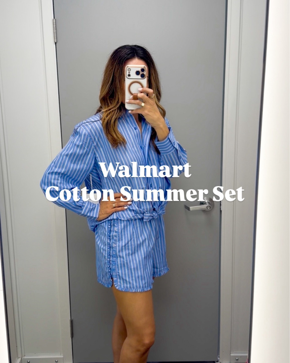 The cutest summer set from Walmart! 💙 Wear together or as separates. Love the ruffle detail in the shorts and that both are made from 💯 cotton! 

Walmart set, summer set, Walmart fashion

#LTKSeasonal #LTKOver40