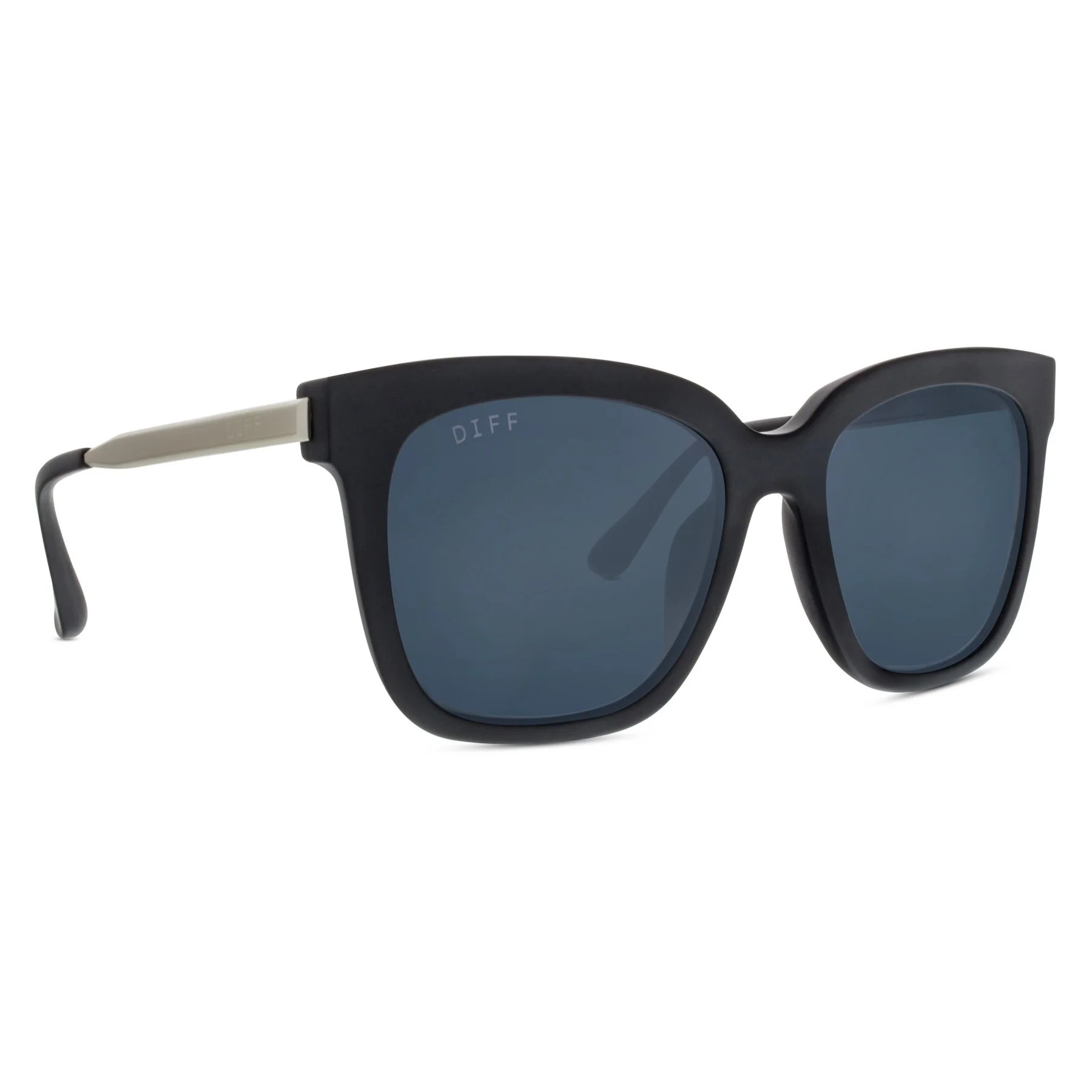 BELLA - MATTE BLACK + GREY + POLARIZED | DIFF Eyewear