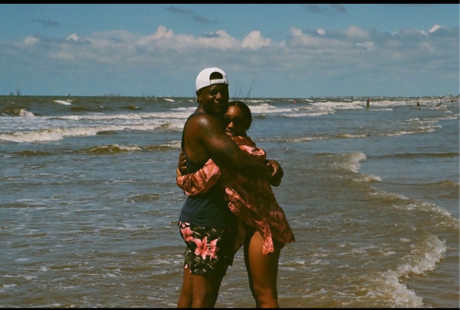 Floral swim trunks, black tank top, white ball cap #vacation #summer 

#LTKmens #LTKtravel #LTKswim